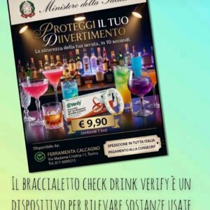 BRACCIALETTO CHECK DRINK VERIFY